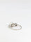 Bague 55 Bague trilogie en platine avec perle et diamants 58 Facettes 277