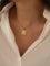 Pendentif Pendentif Art nouveau Vierge Marie en or jaune 18 carats 58 Facettes 555