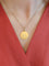 Pendentif Pendentif religieux vintage - Médaille ronde en or jaune 18 carats 58 Facettes 1087.17
