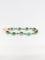 Bracelet Bracelet ancien cabochons d'émeraudes or jaune diamants 58 Facettes 777