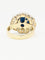 Bague 53 Bague vintage saphir entourage diamants 58 Facettes 1136.1