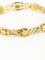 Bracelet Bracelet Art Nouveau chaine or jaune maille feuille de lierre 58 Facettes 1133.2