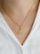 Pendentif Art Nouveau - Pendentif médaille demi-lune femme de profil en or jaune 18 carats 58 Facettes 1153.8