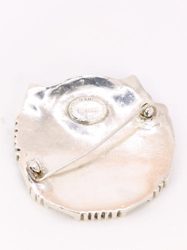 Broche JEAN COCTEAU Broche "Club des Amis des Chats" métal argenté 58 Facettes 1CA0000048/1