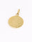 Pendentif Médaille ancienne Vierge de profil en or jaune 58 Facettes 1182.2