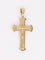Pendentif Art Nouveau - Pendentif croix en or jaune 18 carats et turquoises 58 Facettes 1190.6