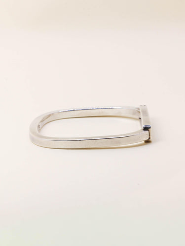 Bracelet JACOB Bracelet jonc carré en argent 58 Facettes 1205.3