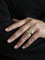 Bague 53 Van Cleef & Arpels - Bague double trèfle en or jaune et diamants 58 Facettes 1217