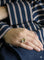 Bague 50 Fred - Bague bicolore en or jaune et or blanc 18k pavée de diamants 58 Facettes 1216.5