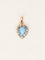 Pendentif Pendentif poire en or jaune 15k avec turquoise et diamants 58 Facettes 1115.3