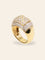 Bague 54 OJ Perrin - Bague motif pyramidal en or jaune 18 carats et diamants 58 Facettes 1211.4