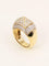 Bague 54 OJ Perrin - Bague motif pyramidal en or jaune 18 carats et diamants 58 Facettes 1211.4