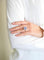 Bague 50 Bague marguerite vintage en or blanc 18 carats, saphir et diamants 58 Facettes 1CANNES