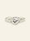 Bague 57.5 Bague solitaire en or blanc 18k avec diamant 0,70 ct 58 Facettes 1196