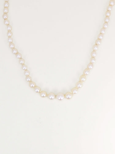 Collier Boucheron - Collier de perles de culture, fermoir en or blanc 18 carats 58 Facettes 1205.6