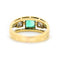 Bague Bague bandeau en or jaune avec émeraude 0,7 ct et diamants 0,80 ct 58 Facettes 22310
