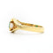 Bague Bague en or jaune 18 ct avec émeraude de Zambie 1,38 ct et diamants 58 Facettes 10519