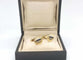 Boutons de manchette Bulgari - Boutons de manchette en or jaune 750 et acier 15 mm 58 Facettes 6454