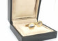Boutons de manchette Bulgari - Boutons de manchette en or jaune 750 et acier 15 mm 58 Facettes 6454