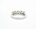 Bague Rivière - Bague en or blanc et diamants 58 Facettes 8757