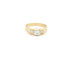 Bague Bague en or jaune 18 carats avec diamant 0,38 ct et diamants 58 Facettes 13727