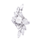 Bague 52 Bague ancienne en platine 950 sertie de diamants 58 Facettes 33752