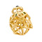 Bague 53 Cartier Panthère de Cartier - Bague en or jaune 750, tsavorites et onyx 58 Facettes 34839