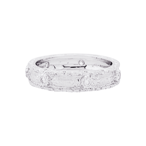 Bague 56 Buccellati Macri Capri Eternelle - Bague en or blanc et diamants 58 Facettes 33656
