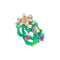 Bague 51 Dior Milly Carnivora - Bague en or blanc laque et pierres précieuses 58 Facettes 35043