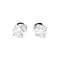 Boucles d'oreilles Boucles d’oreilles puces en or blanc 18 carats et diamants 58 Facettes 35114