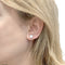 Boucles d'oreilles Boucles d’oreilles puces en or blanc 18 carats et diamants 58 Facettes 35114