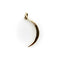 Pendentif Pendentif croissant de lune Mid-Century Modern en or 14k et perles 58 Facettes A2006U