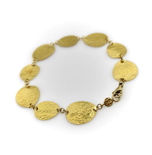 Bracelet Gurhan Lush Collection - Bracelet à disques martelés en or 24k 58 Facettes A2006P