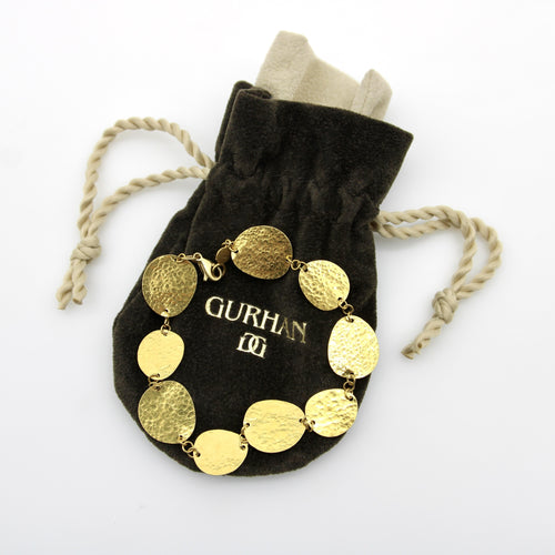Bracelet Gurhan Lush Collection - Bracelet à disques martelés en or 24k 58 Facettes A2006P
