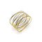 Bracelet Tiffany & Co. Elsa Peretti - Bracelet vague 9 rangs en or jaune 18 carats 58 Facettes