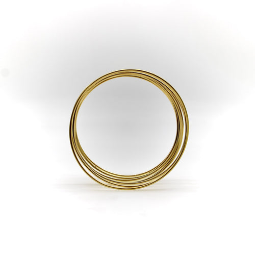 Bracelet Tiffany & Co. Elsa Peretti - Bracelet vague 9 rangs en or jaune 18 carats 58 Facettes