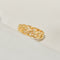 Bague 56 Bague alliance design chaîne gourmette en or jaune 18K 58 Facettes 3229-4