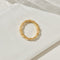 Bague 56 Bague alliance design chaîne gourmette en or jaune 18K 58 Facettes 3229-4