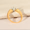 Bague 53 Bague solitaire - Bague de fiançailles en or jaune 750 avec diamant 0,47 ct 58 Facettes
