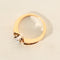 Bague 53 Bague solitaire - Bague de fiançailles en or jaune 750 avec diamant 0,47 ct 58 Facettes