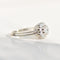 Bague 52 Bague entourage en or blanc 14K avec 11 diamants (0,70 ct) 58 Facettes 3230-10