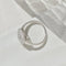 Bague 60 Bague en or blanc 14 carats avec 85 diamants (1,70 ct) 58 Facettes 3230-2
