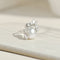 Bague 54 Bague en or blanc 14 carats avec perle des mers du Sud et diamants 58 Facettes 3229-16