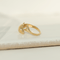 Bague 58 Bague dauphin vintage - 14 carats en or jaune et diamants 58 Facettes