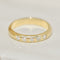 Bague 57 Bague en or jaune 14K avec 5 diamants taille brillant 0,35 ct 58 Facettes 3230-5