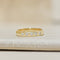 Bague 57 Bague en or jaune 14K avec 5 diamants taille brillant 0,35 ct 58 Facettes 3230-5