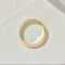 Bague 57 Bague en or jaune 14K avec 5 diamants taille brillant 0,35 ct 58 Facettes 3230-5