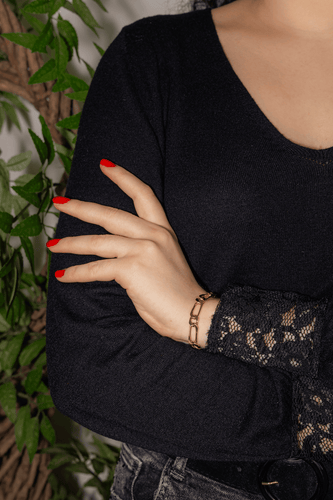Bracelet Bracelet Or rose 58 Facettes 5002422CN