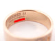 Bague 51 bague HERMES h d'ancre pm h115601b diamants t51 or rose 18k 58 Facettes 272646