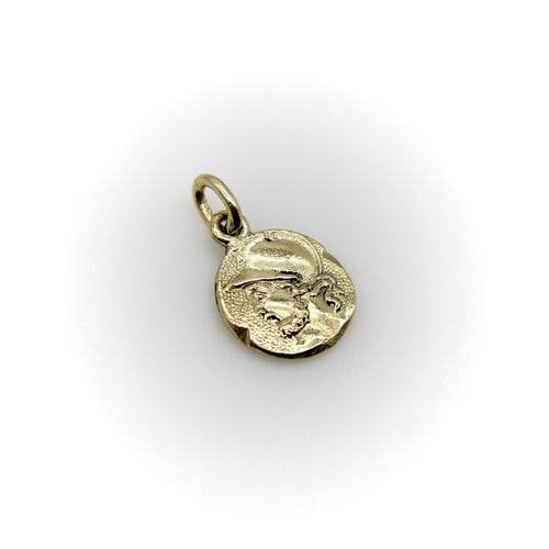 Pendentif Shiebler - Pendentif guerrier Mars en or jaune 14k 58 Facettes A20060